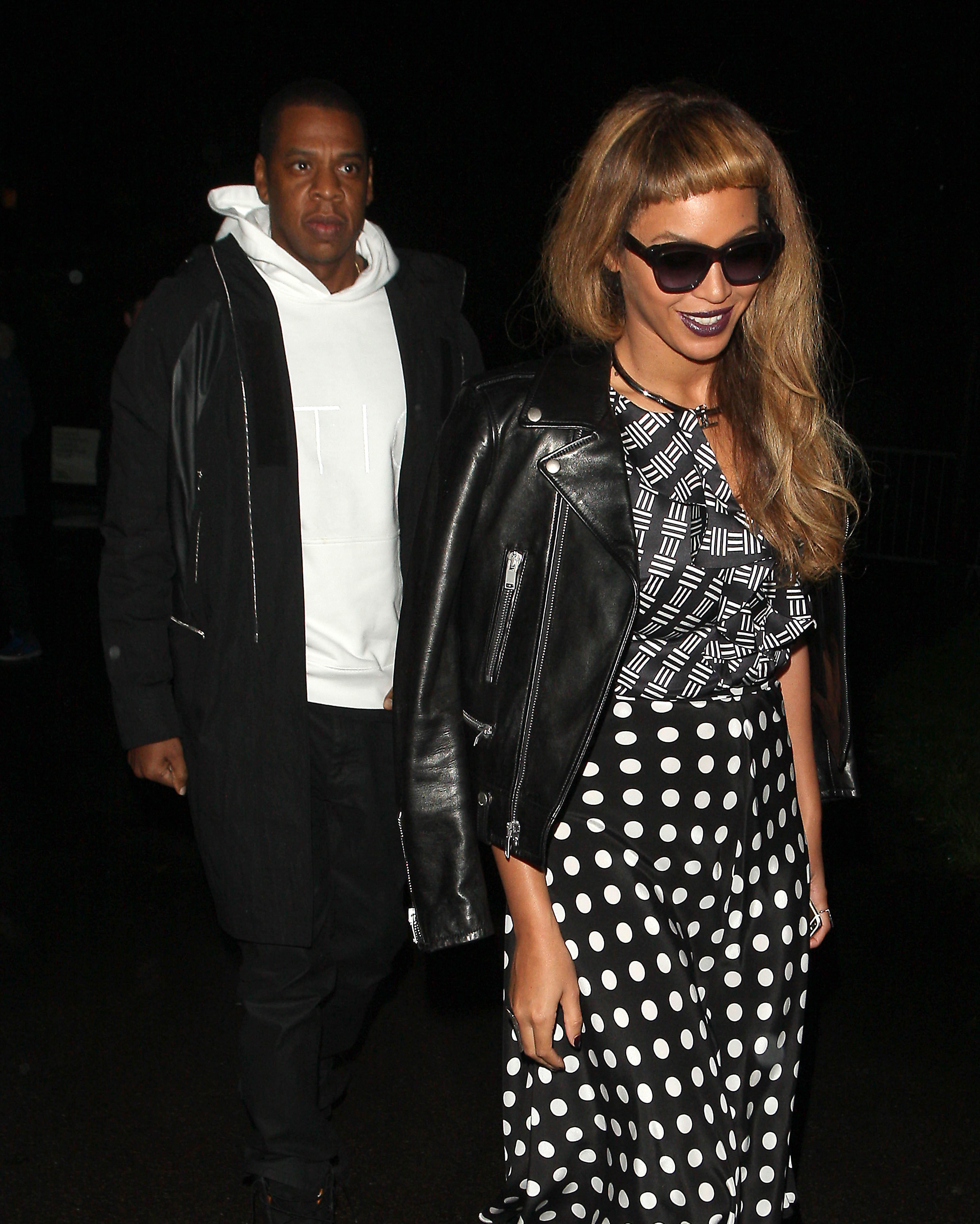 Beyoncé and Jay Z at The Frieze Art Fair in London