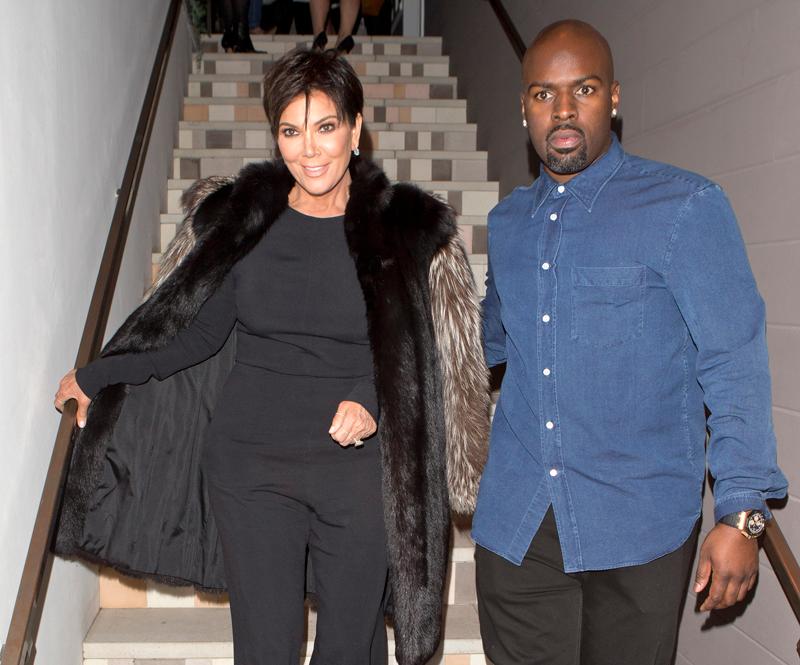 Kris Jenner and her boyfriend Corey Gamble were seen leaving &#8216;Nine Zero One&#8217; salon on Melrose Place in West Hollywood, CA