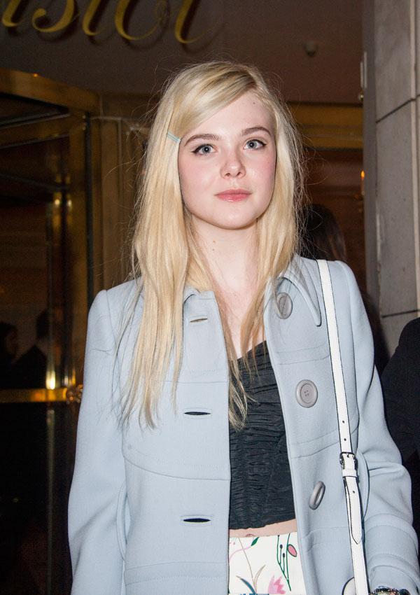 Elle fanning hair clip