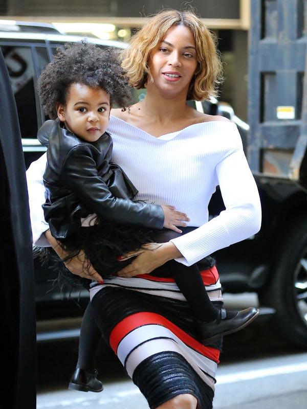 Beyonce and Blue Ivy Carter out and about in NYC