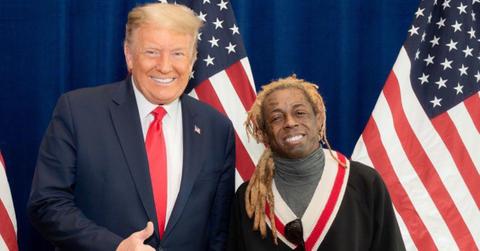Photo of Donald Trump and Lil Wayne