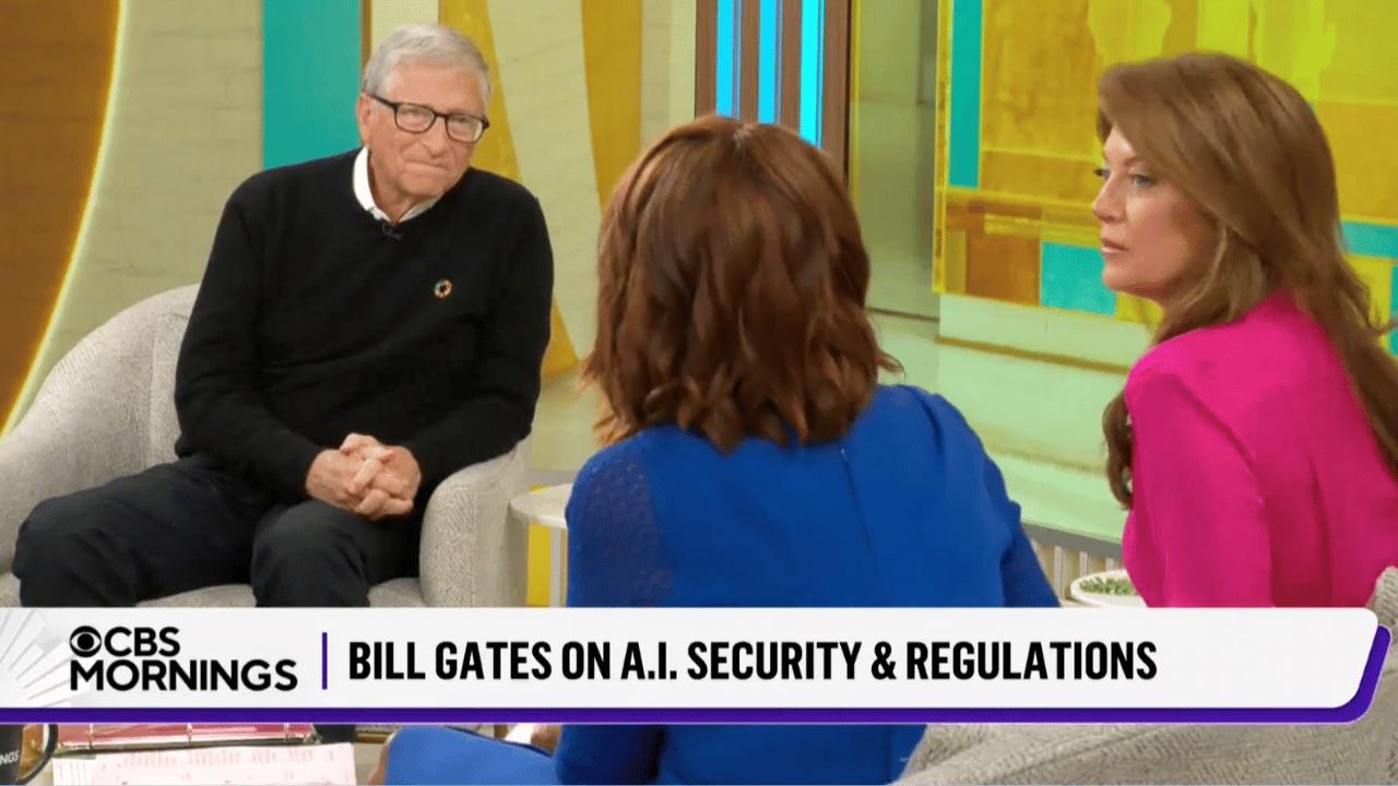 Photo of Bill Gates sat down with Gayle King and Norah O'Donnell for the September 21 broadcast of 'CBS Mornings.'