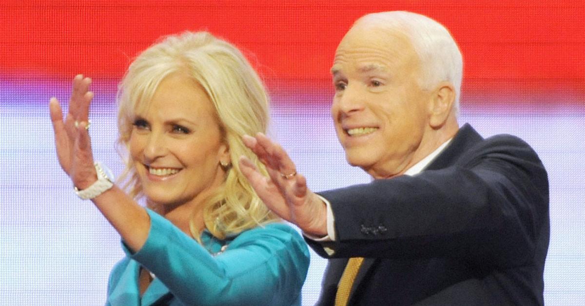 Image of John McCain's wife, Cindy, suffered a 'mild stroke' this week.
