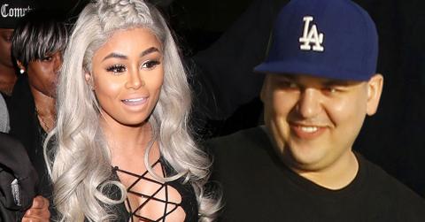 blac chyna rob kardashian pda