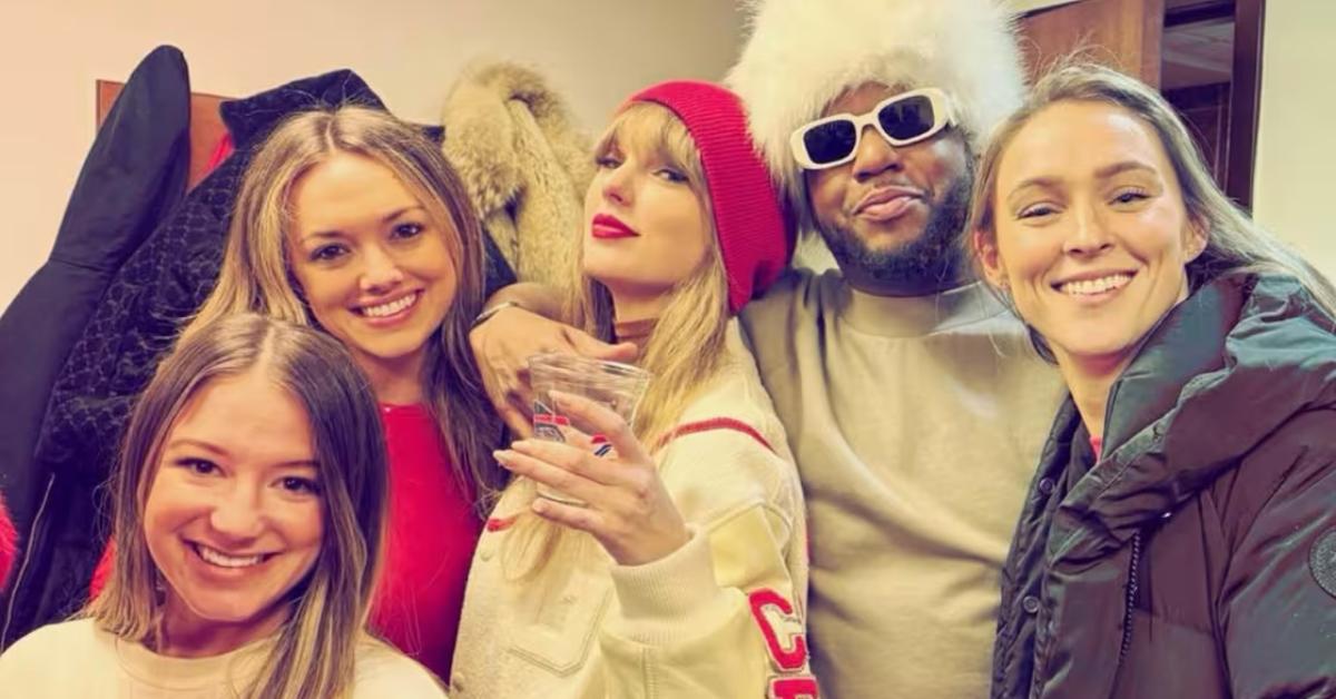 kylie kelce defends meeting taylor swift first time chiefs game