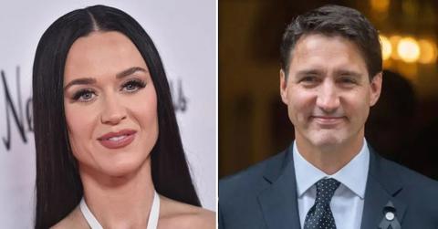 Composite photo of Katy Perry and Justin Trudeau