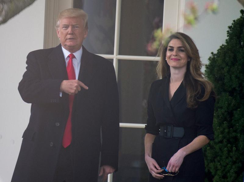 donald trump hid affair hope hicks