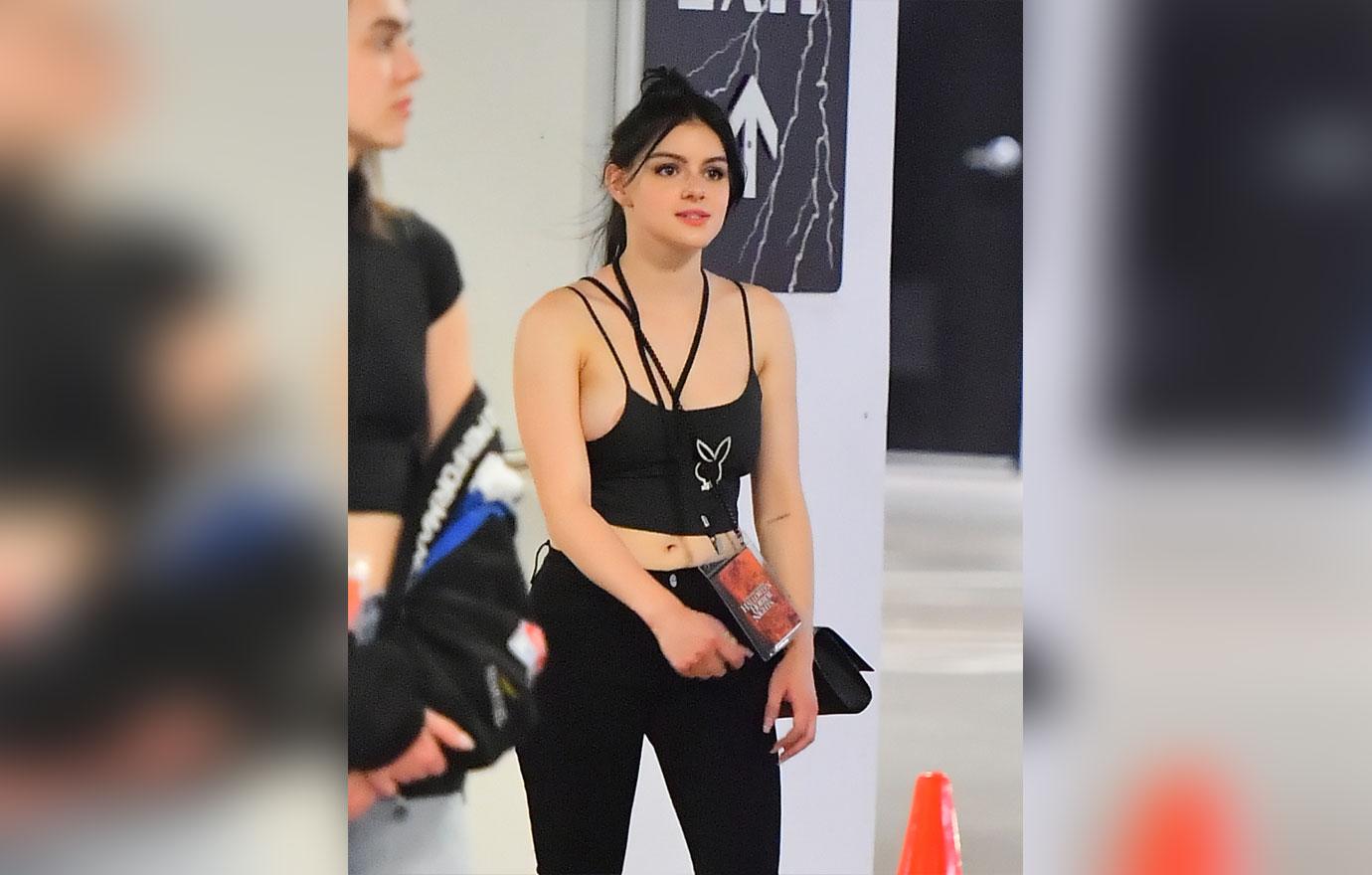 Ariel Winter Wearing Black Playboy Tank Top