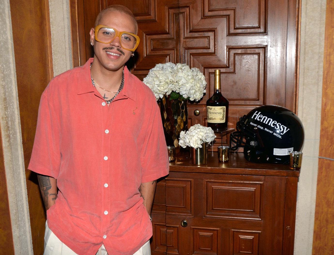 Evan Ross attends Hennessy’s Big Game Brunch at The Villa Casa Casuarina in Miami