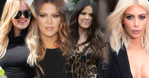 Khloe kardashian blonde hair