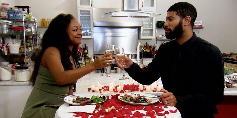 Married at First Sight Keith cooks Kristine dinner