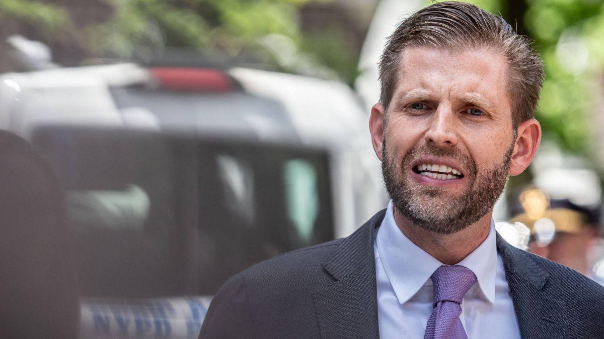 Image of Eric Trump and his siblings have gotten very rich off their dad's position.