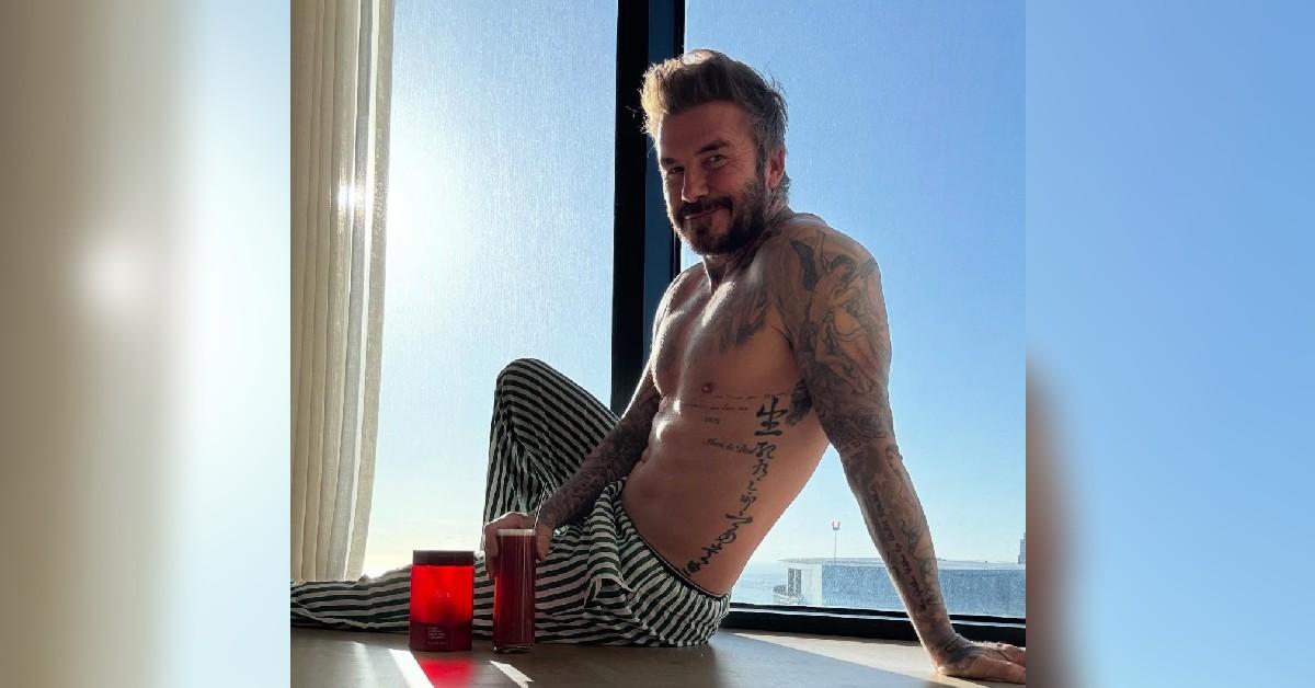 david beckham fans go wild sultry shirtless photo