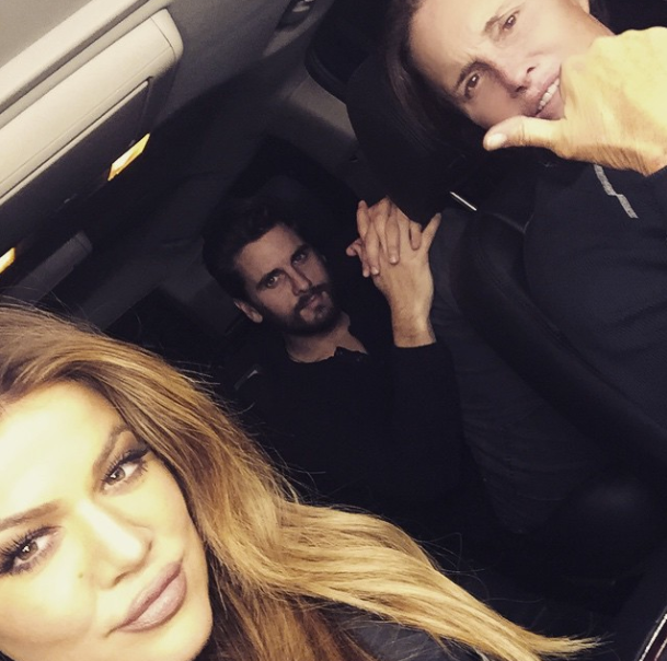 Khloe kardashian bruce jenner scott disick racing 2