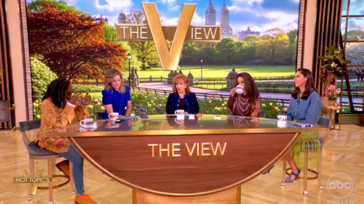 Photo of Joy Behar and Sara Haines appeared on every segment except for Carrie Underwood's interview.
