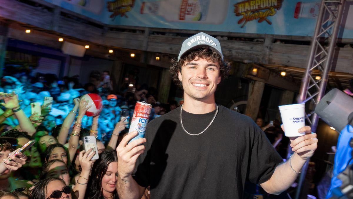 image of The musician was able to celebrate his birthday with Smirnoff Ice. 