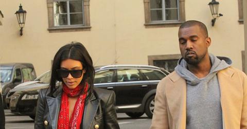 Kim kardashian kanye west hold hands