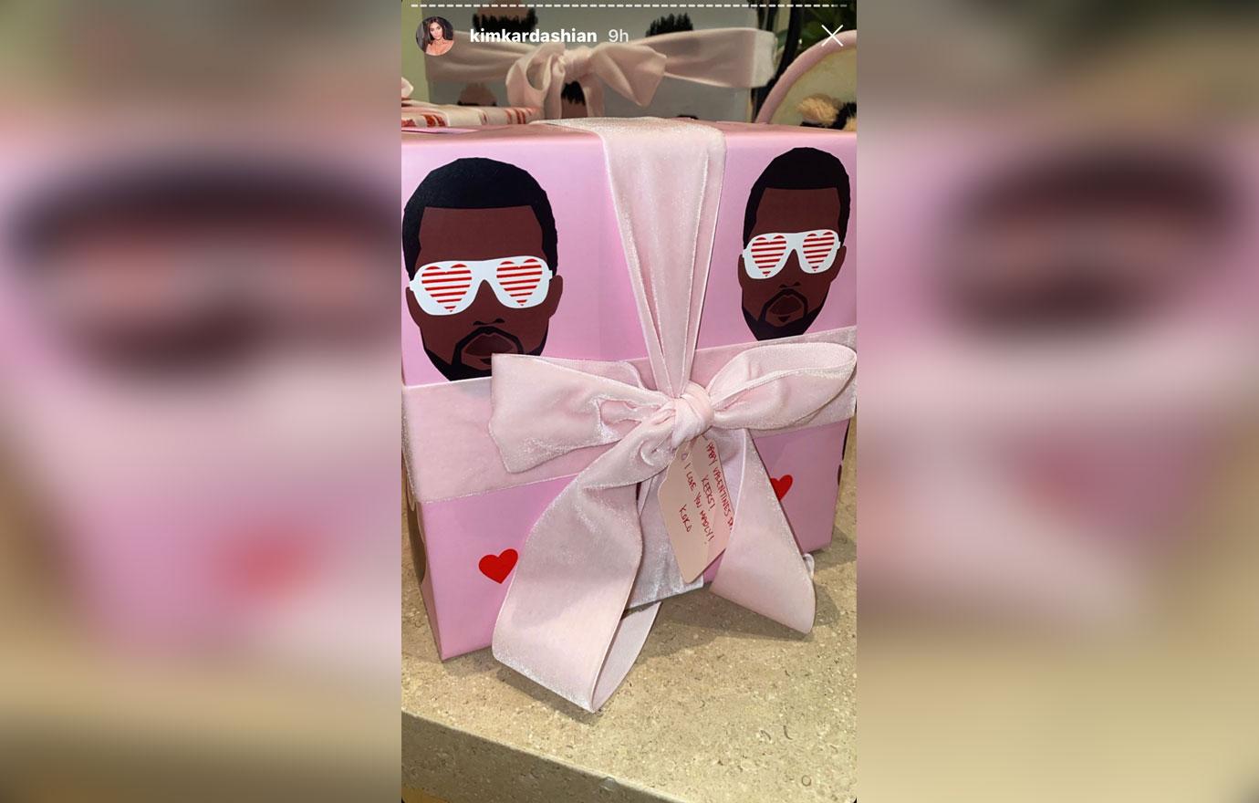 Kim Kardashian Reveals Her Valentine’s Day Presents