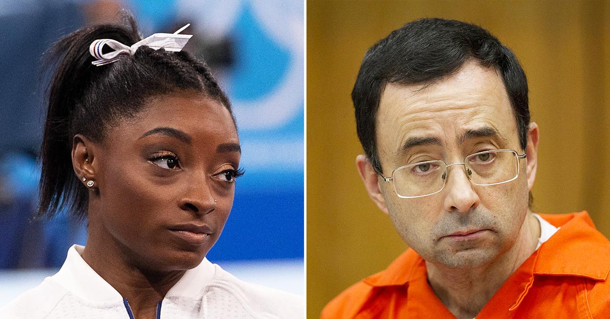 simone biles hints larry nassar sexual abuse scandal contributed olympics withdrawal