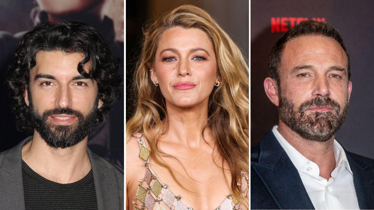 Photo of Justin Baldoni, Blake Lively and Ben Affleck
