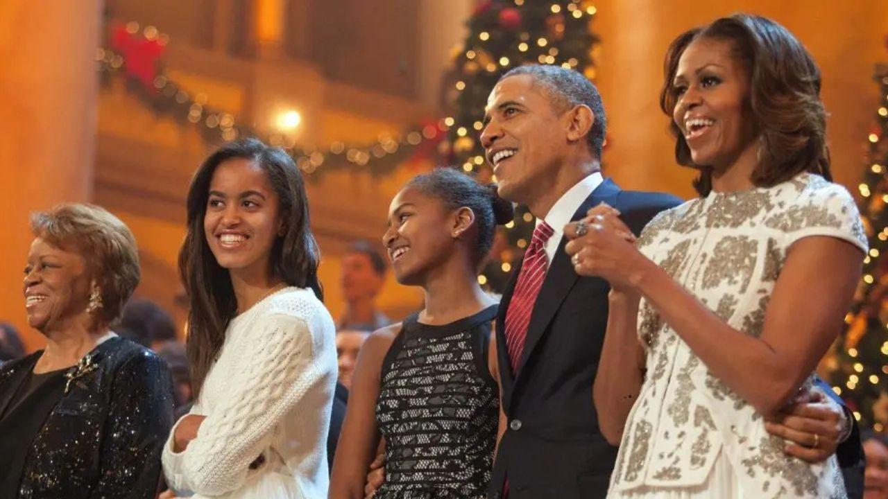 image of Obama family 