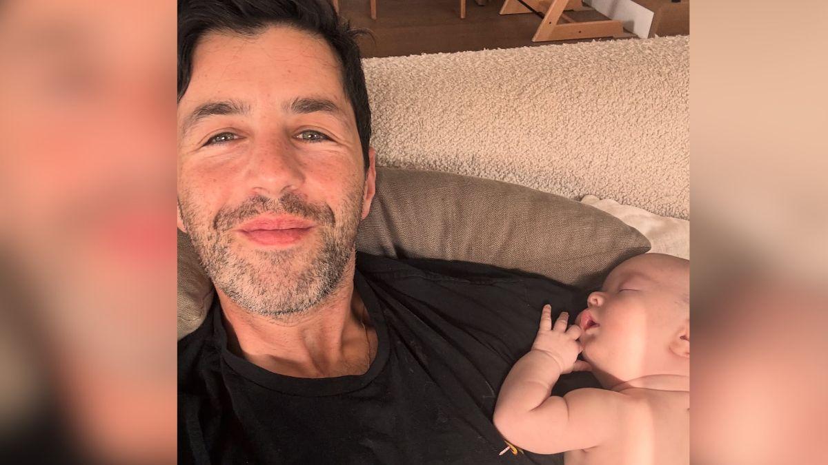 image of Josh Peck shares three kids with his wife. 