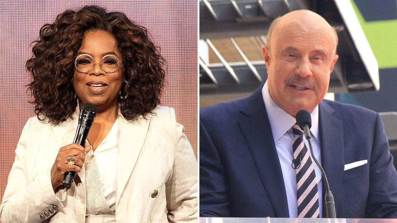 Photo of Oprah Winfrey and Dr. Phil MGraw