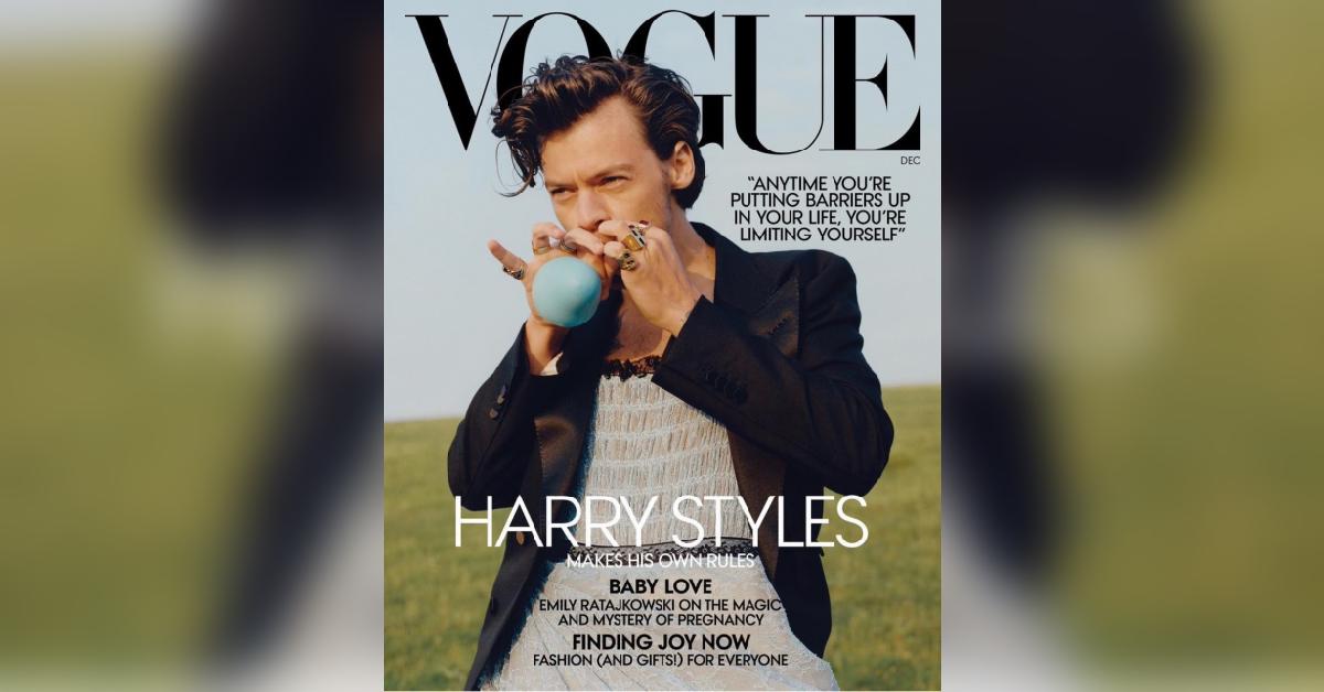 billy porter slams vogue for putting harry styles in a dress on cover claims he did it first