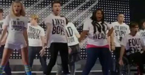 Cory monteith memorial glee 3