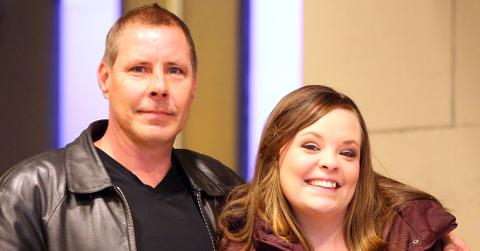 EXCLUSIVE: Catelynn Lowell and her dad, David Lowell pose for the cameras in NYC