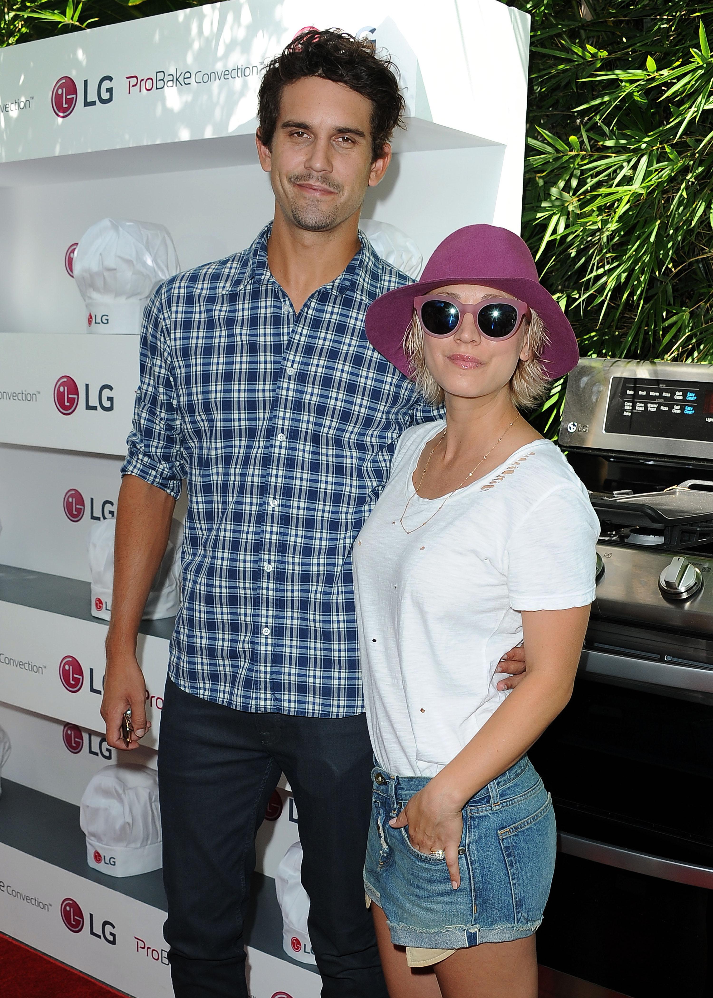 Ryan Sweeting and Kaley Cuoco at the LG Fam to Table Series: ProBake Edition Event