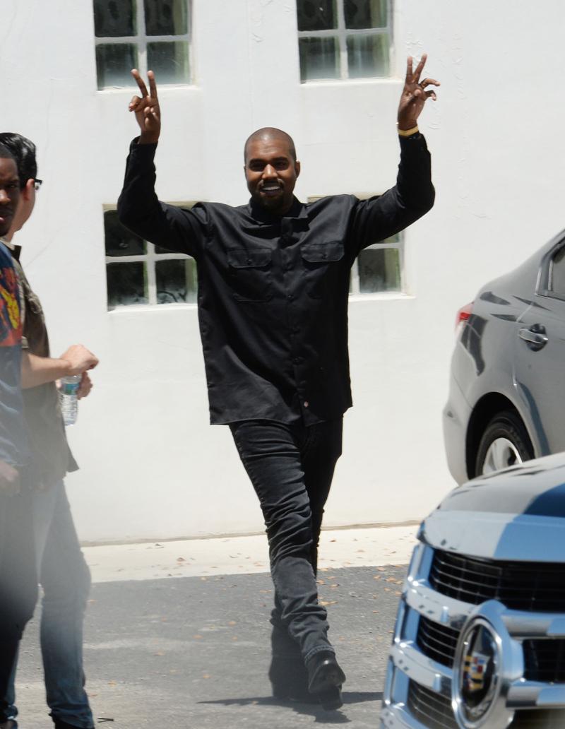 Kim Kardashian and Family leaving VOUS Church in Wynwood, Miami