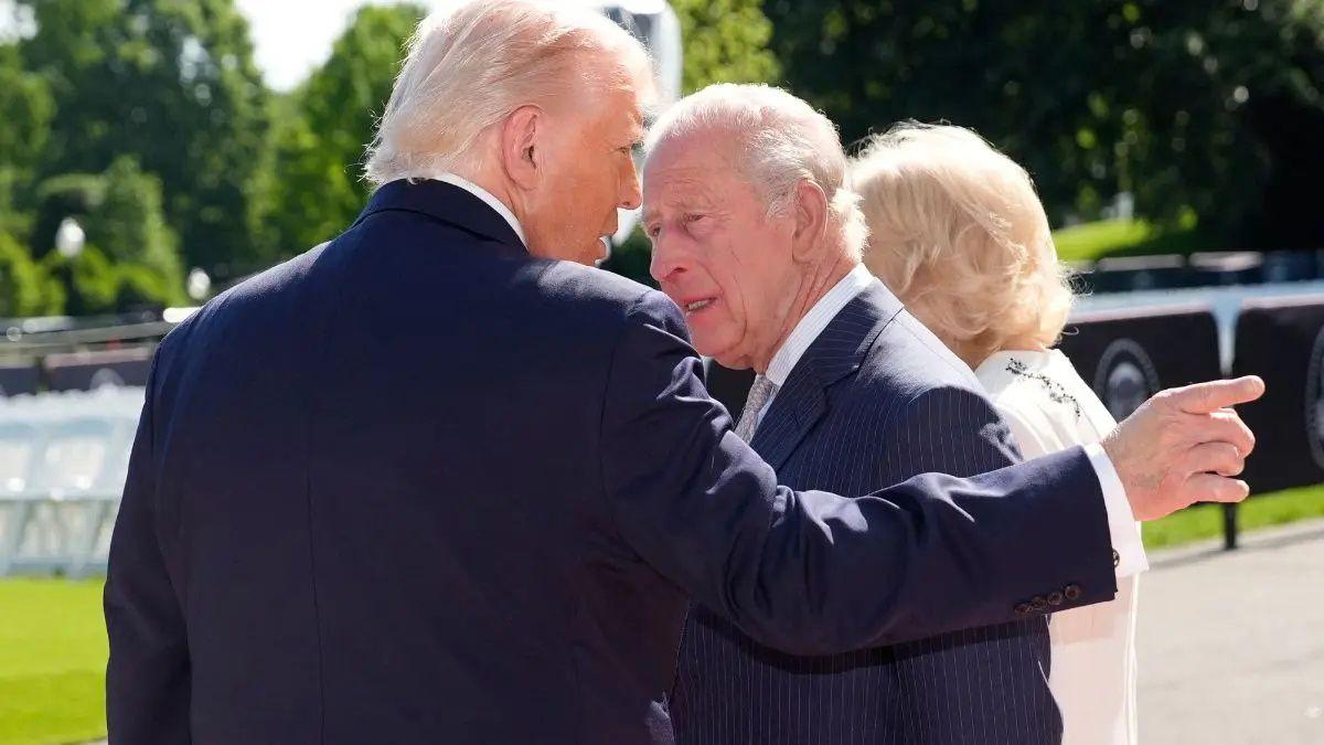 Photo of The comedian joked the first lady swatting away her husband could be the culprit of his bruised hands.