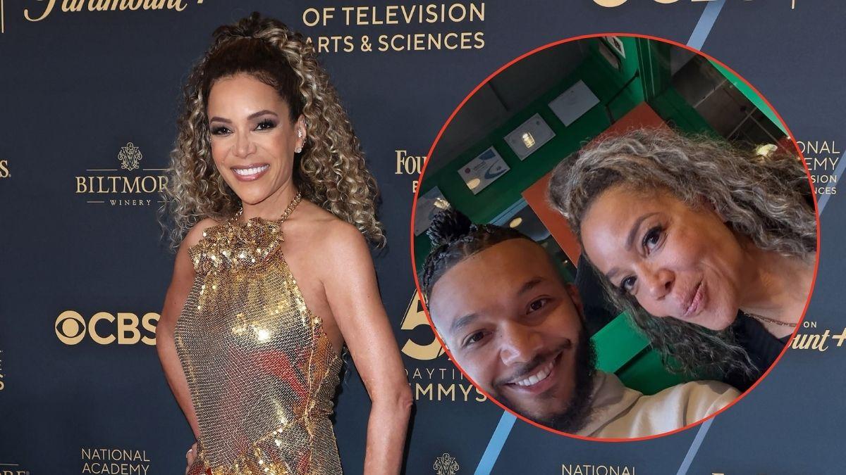 Split Photo of Sunny Hostin and Gabriel Hostin 