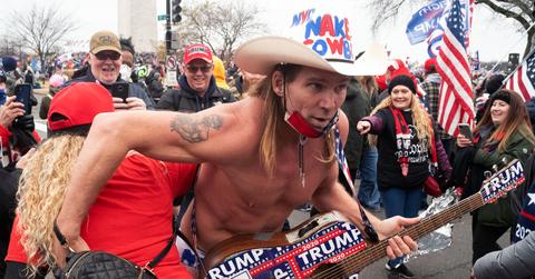 naked cowboy donald trump rally pf