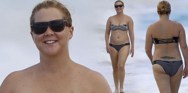 Amy Schumer Strapless Bikini Body Hawaii