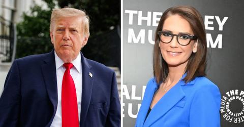 Composite photo of Donald Trump and Jessica Tarlov.