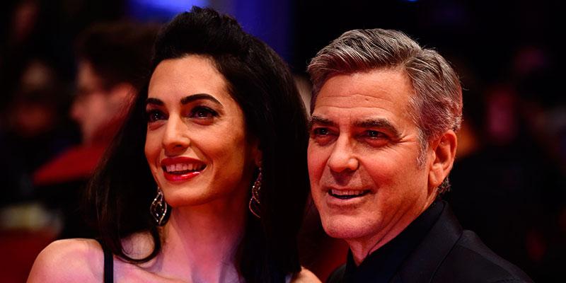 George amal clooney babies plane main