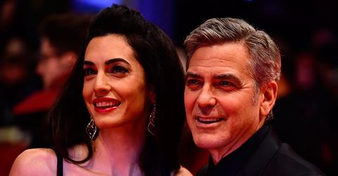 George amal clooney babies plane main
