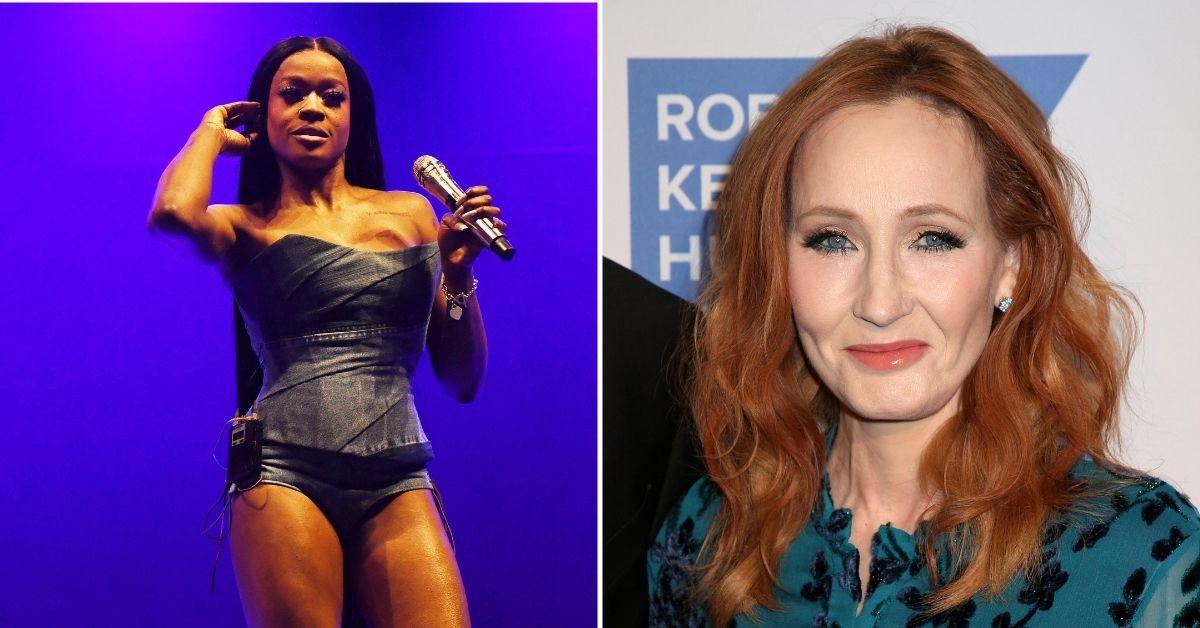 Composite photo of Azealia Banks and J.K. Rowling