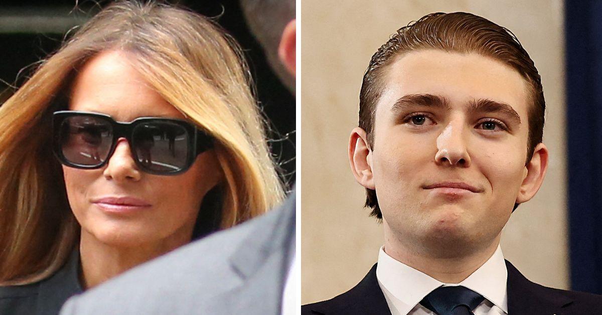 melania trump denies barron harvard