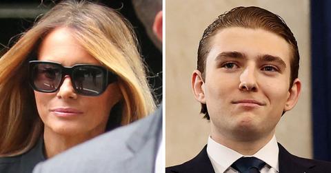 melania trump denies barron harvard