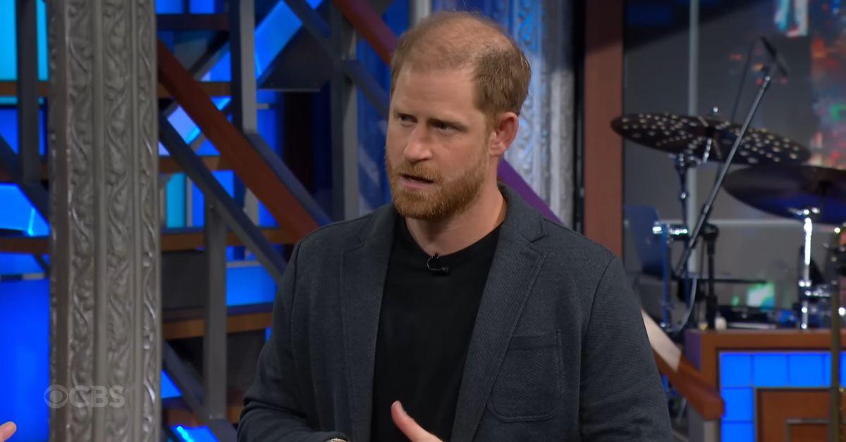 Photo of Prince Harry made a surprise appearance on 'The Late Show with Stephen Colbert.'