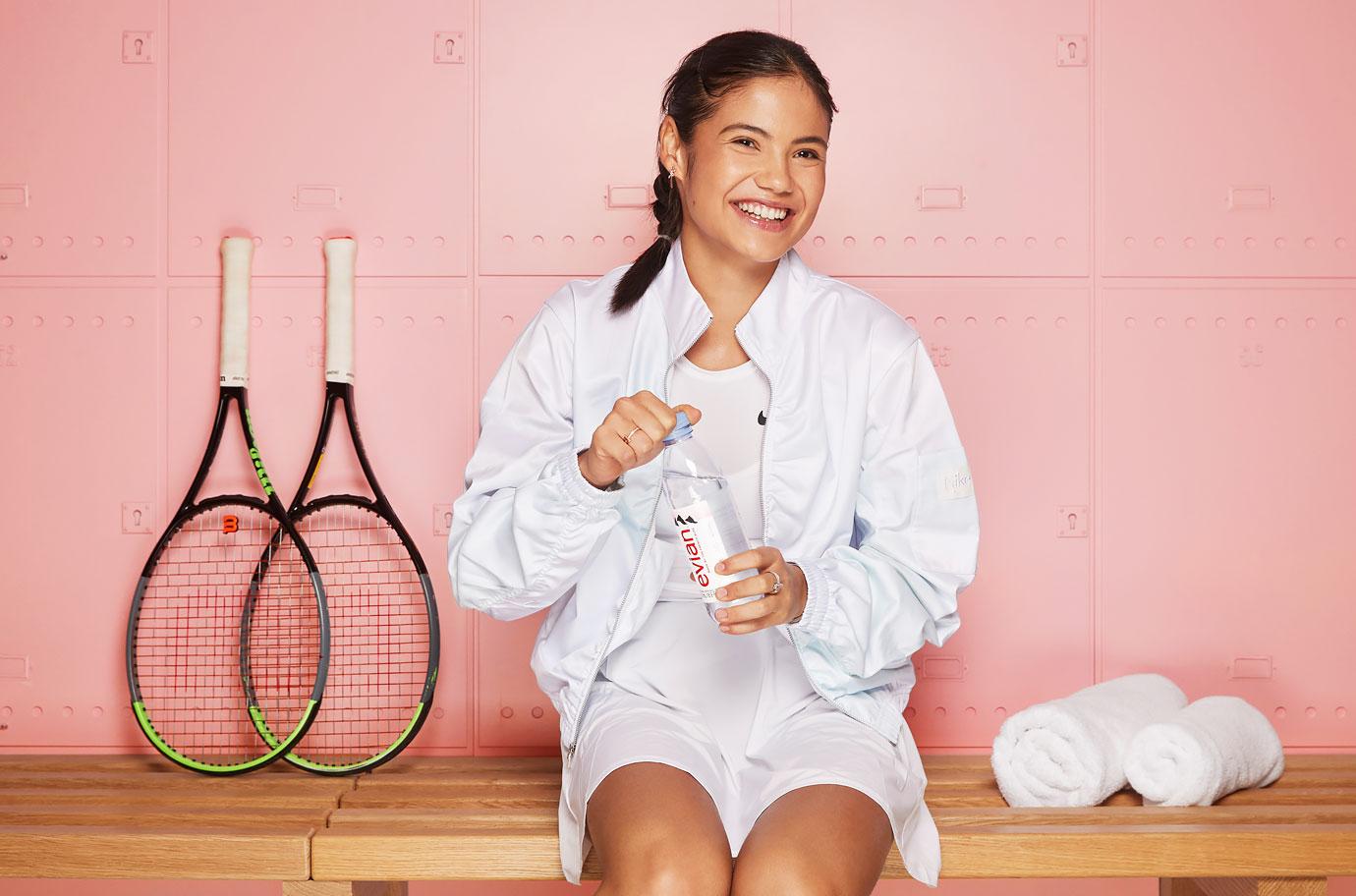 evian signs tennis star emma raducanu as global brand ambassador