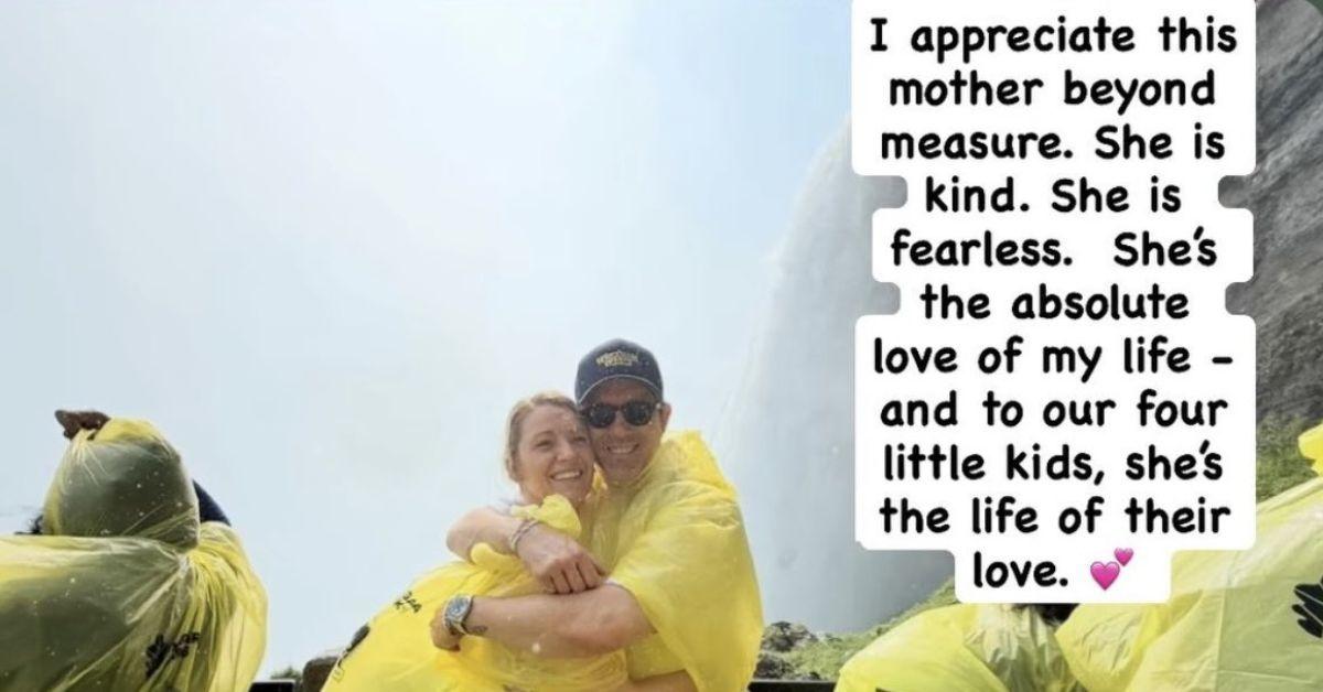 image of Ryan Reynolds praised Blake Lively as 'fearless' in a heartfelt Mother’s Day tribute.