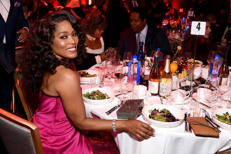 angela bassett enjoys mcbride sisters wine at the critics choice association th annual celebration of black cinema television at fairmont century plaza on december   in los angeles california photo by michael kovacgetty images