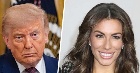 Image of Donald Trump, and Alyssa Farah Griffin