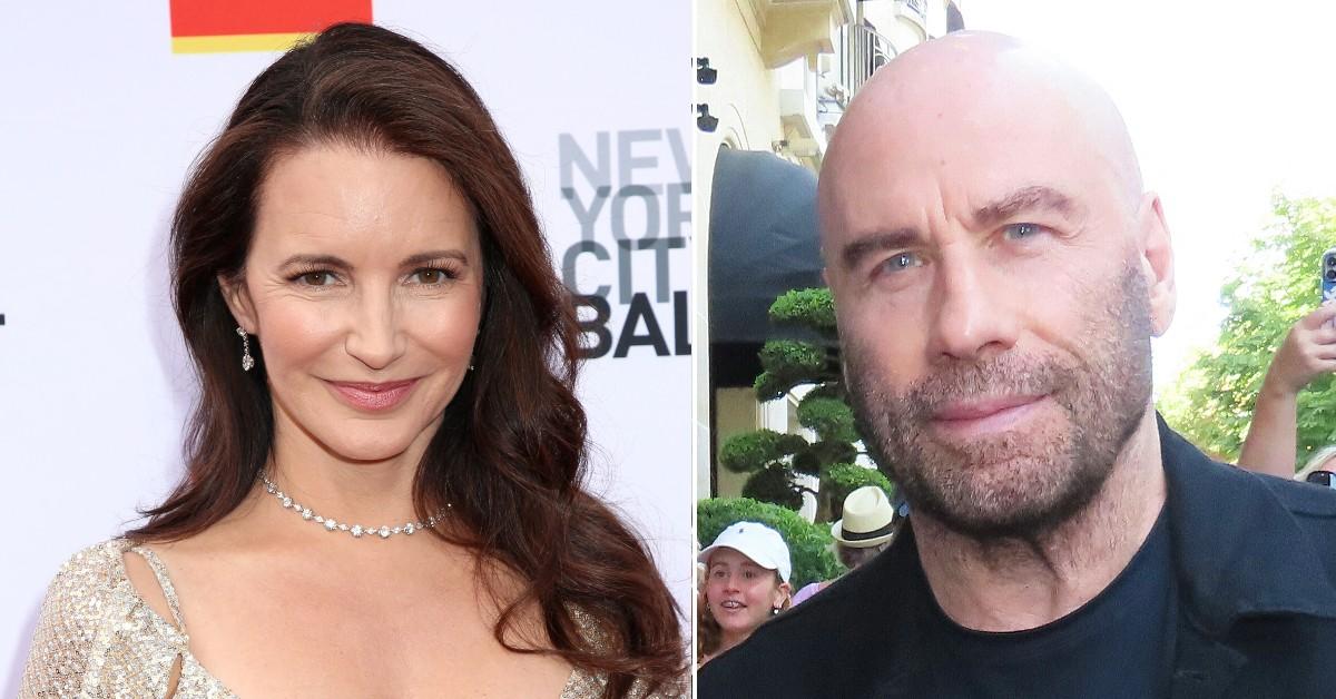 John Travolta & Kristen Davis Got Flirty While Filming 'Cash Out'
