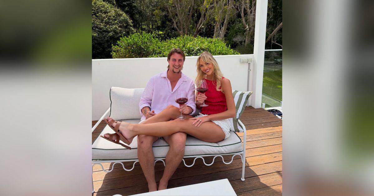 image of Henry Brayshaw said he continues to speak with Annie Knight through Skype and Zoom every other day as they prepare for their wedding.