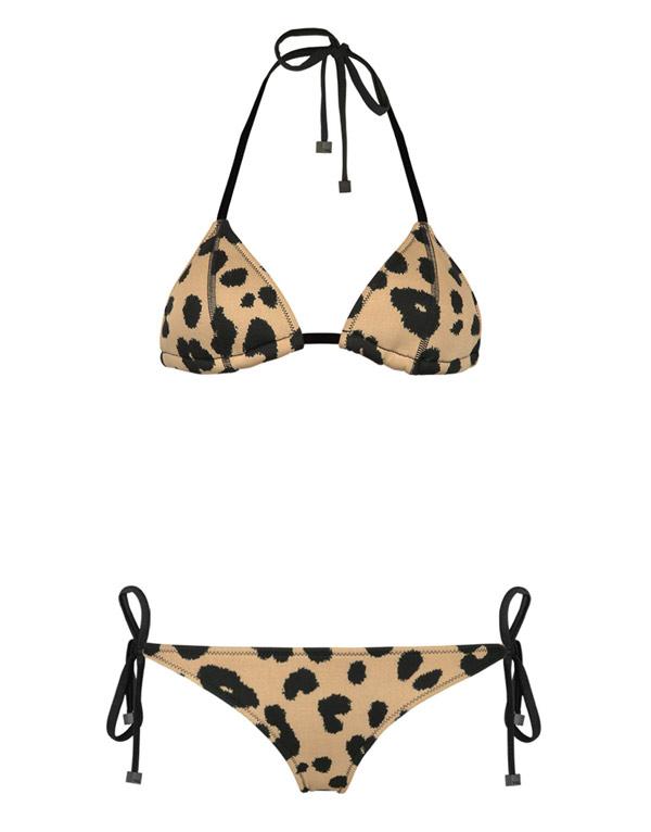 Cheetah print bathing suit